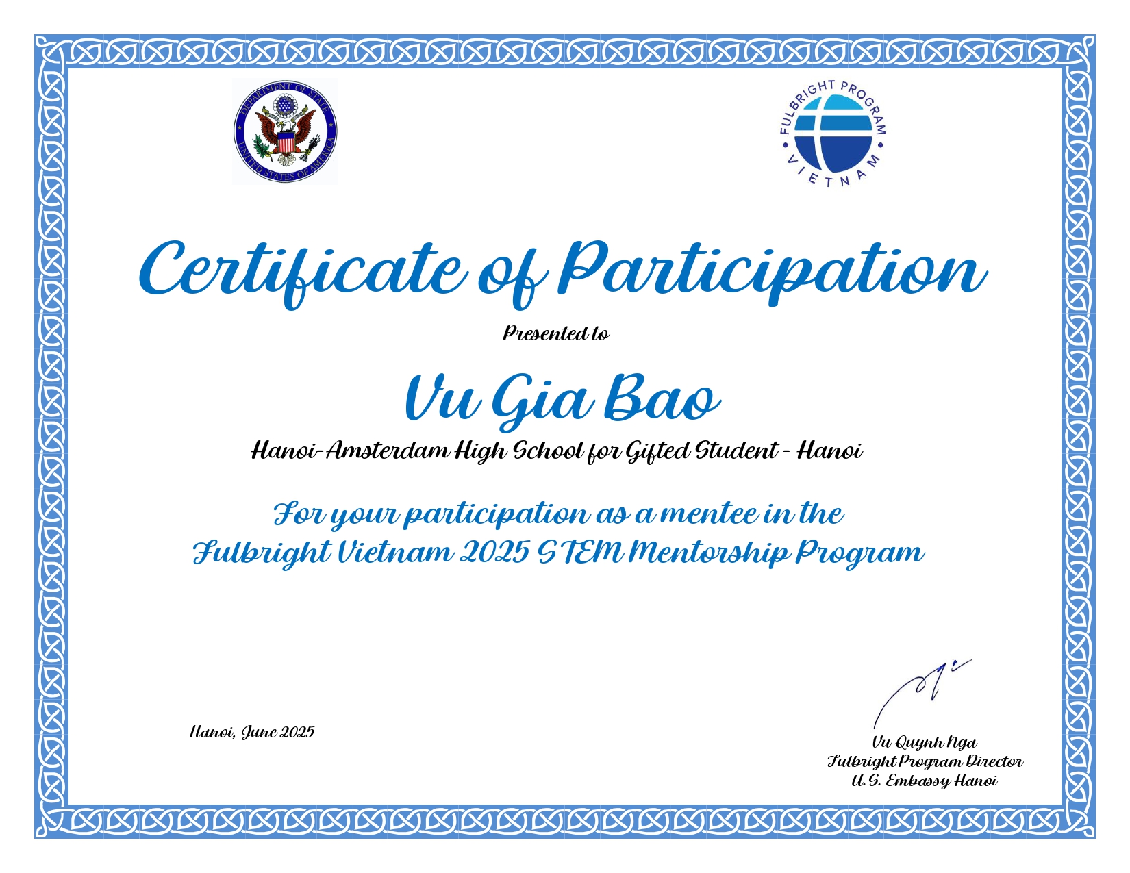 STEM Fulbright Participation